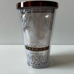 Starbucks Metallic Silver Tumbler